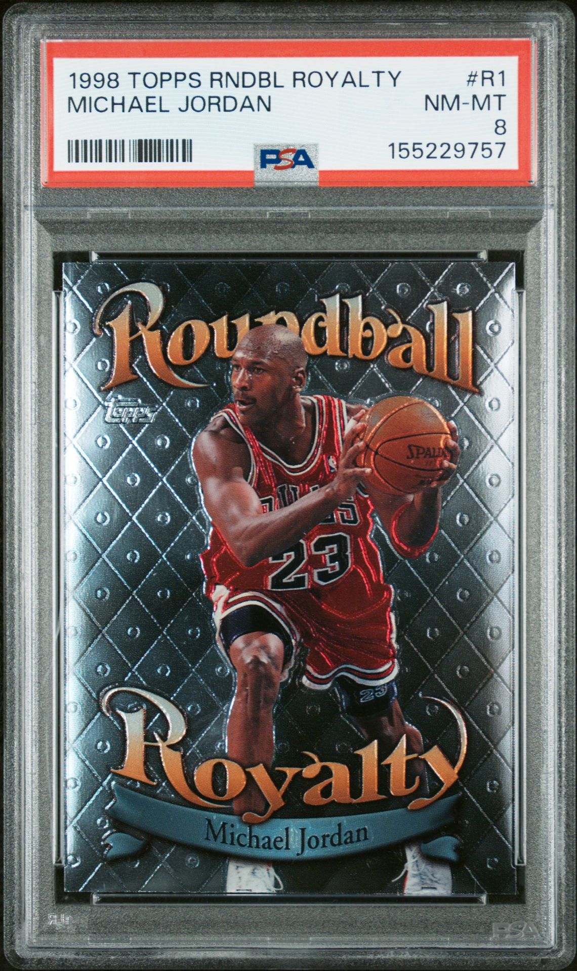 1998 Topps Roundball Royalty Michael Jordan #R1 Nm-Mt 8 front