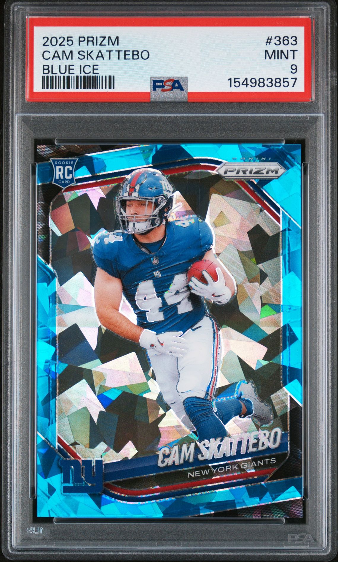 2025 Panini PANINI PRIZM BLUE ICE #363 Cam Skattebo front