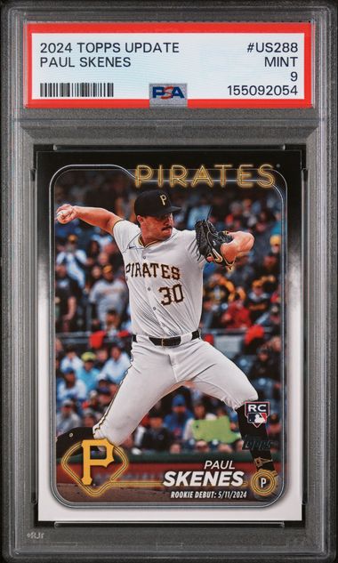 Topps Paul Skenes front
