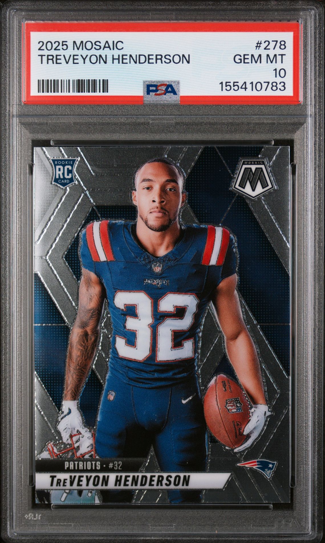 2025 Panini PANINI MOSAIC #278 Treveyon Henderson front