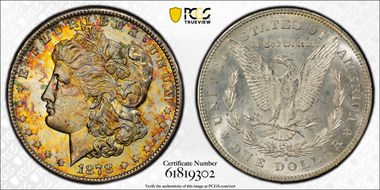 1878-S $1 MS64