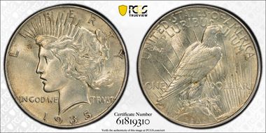 1935 $1 MS61