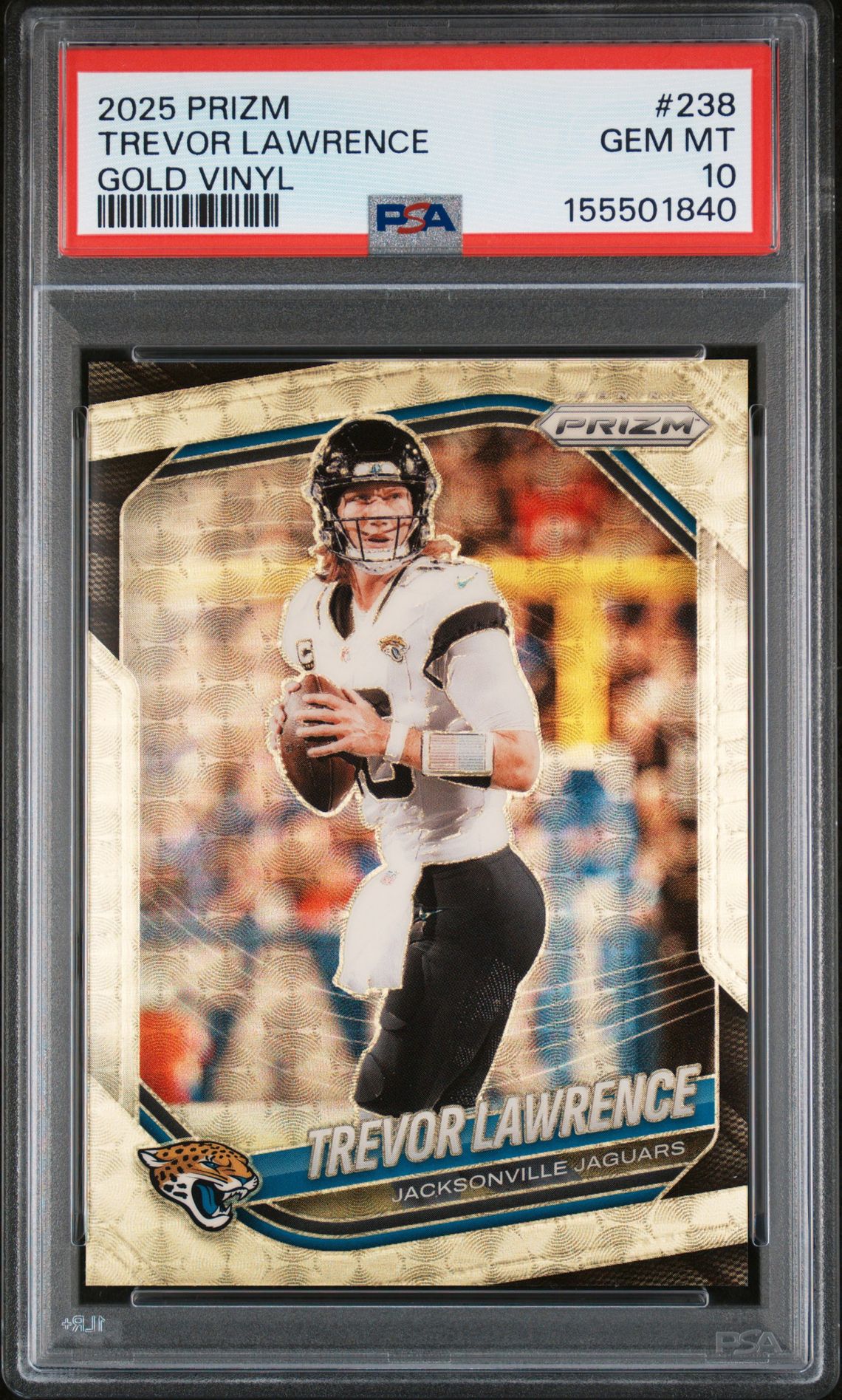 2025 Panini PANINI PRIZM GOLD VINYL #238 Trevor Lawrence front