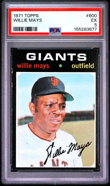 Topps Willie Mays front