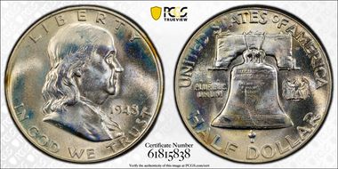 1948 50C MS67+ FBL