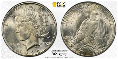 1922-S $1 MS65+