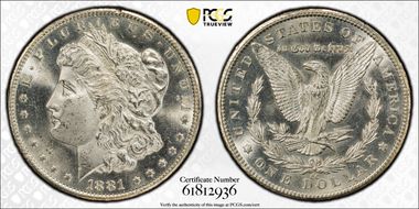 1881-CC $1 MS63