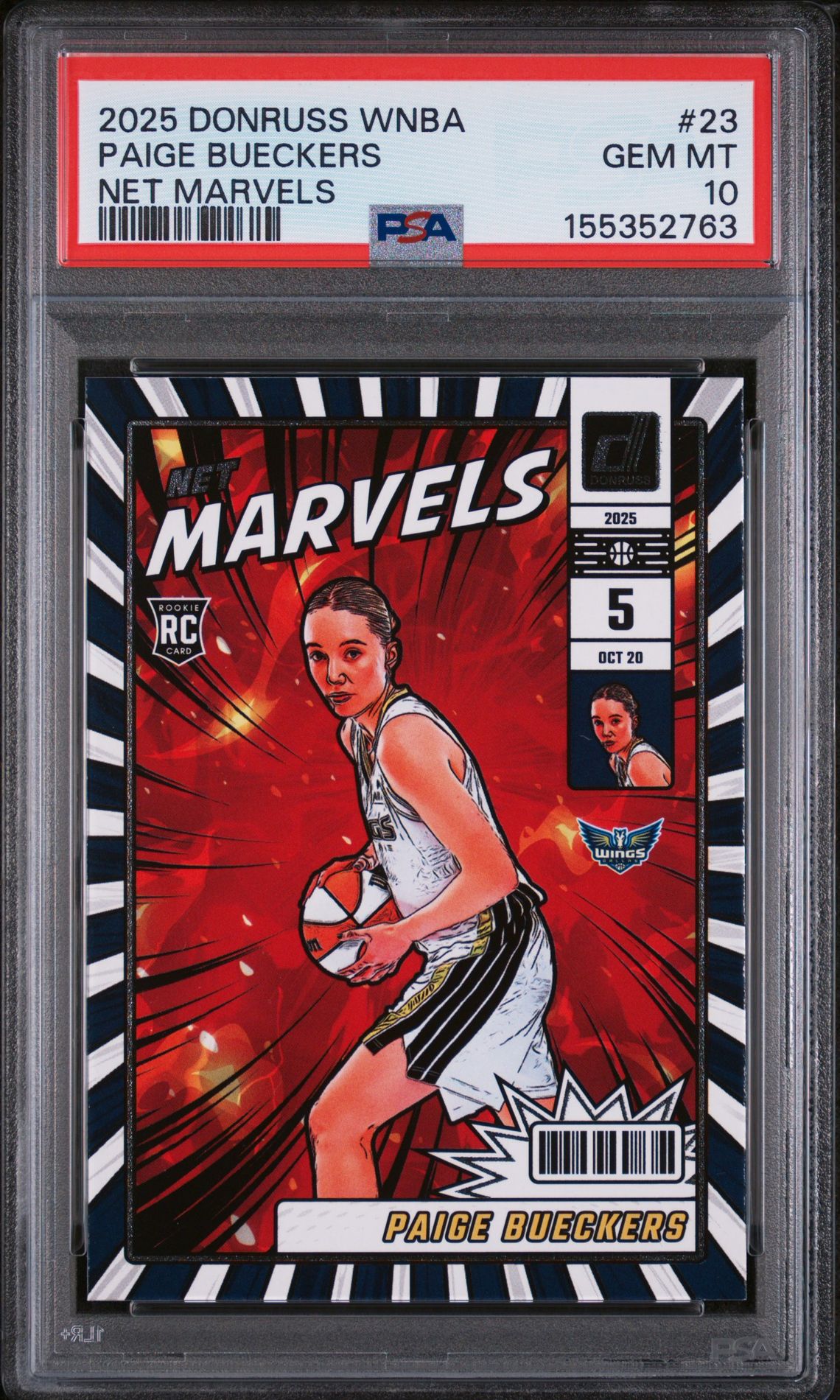 2025 Panini PANINI DONRUSS WNBA NET MARVELS #23 Paige Bueckers front