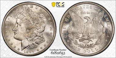 1890-S $1 MS65