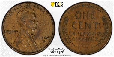 1949-S 1C DDO, FS-101 AU53BN