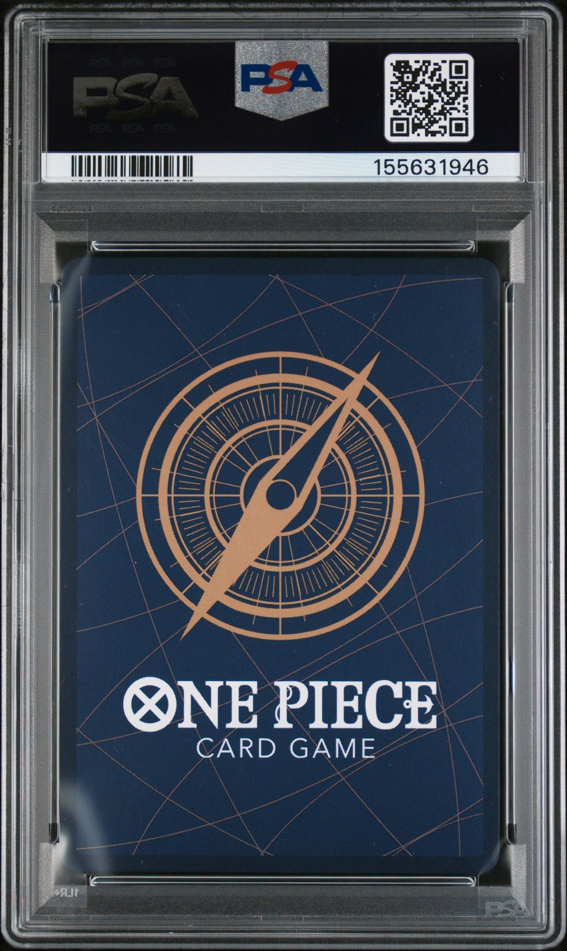 2025 One Piece Japanese Op13-Carrying On His Will Monkey D. Luffy #118 (Manga Alternate Art) Gem Mt 10 back view - PSA certificate #155631946