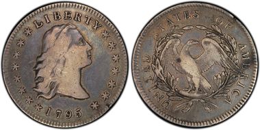 1795 $1 Flowing Hair, BB-27 VF20