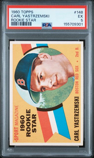 1960 Topps TOPPS ROOKIE STAR #148 Carl Yastrzemski front