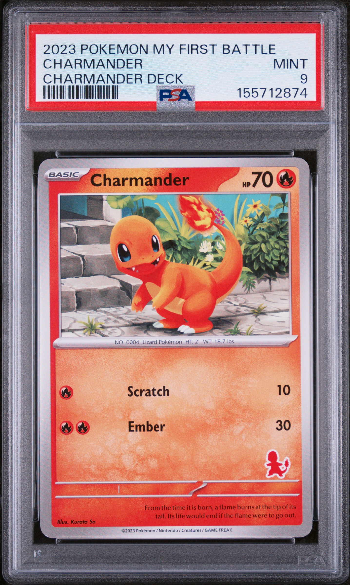 2023 #NA Charmander PSA 9 My First Battle-Charmander Deck