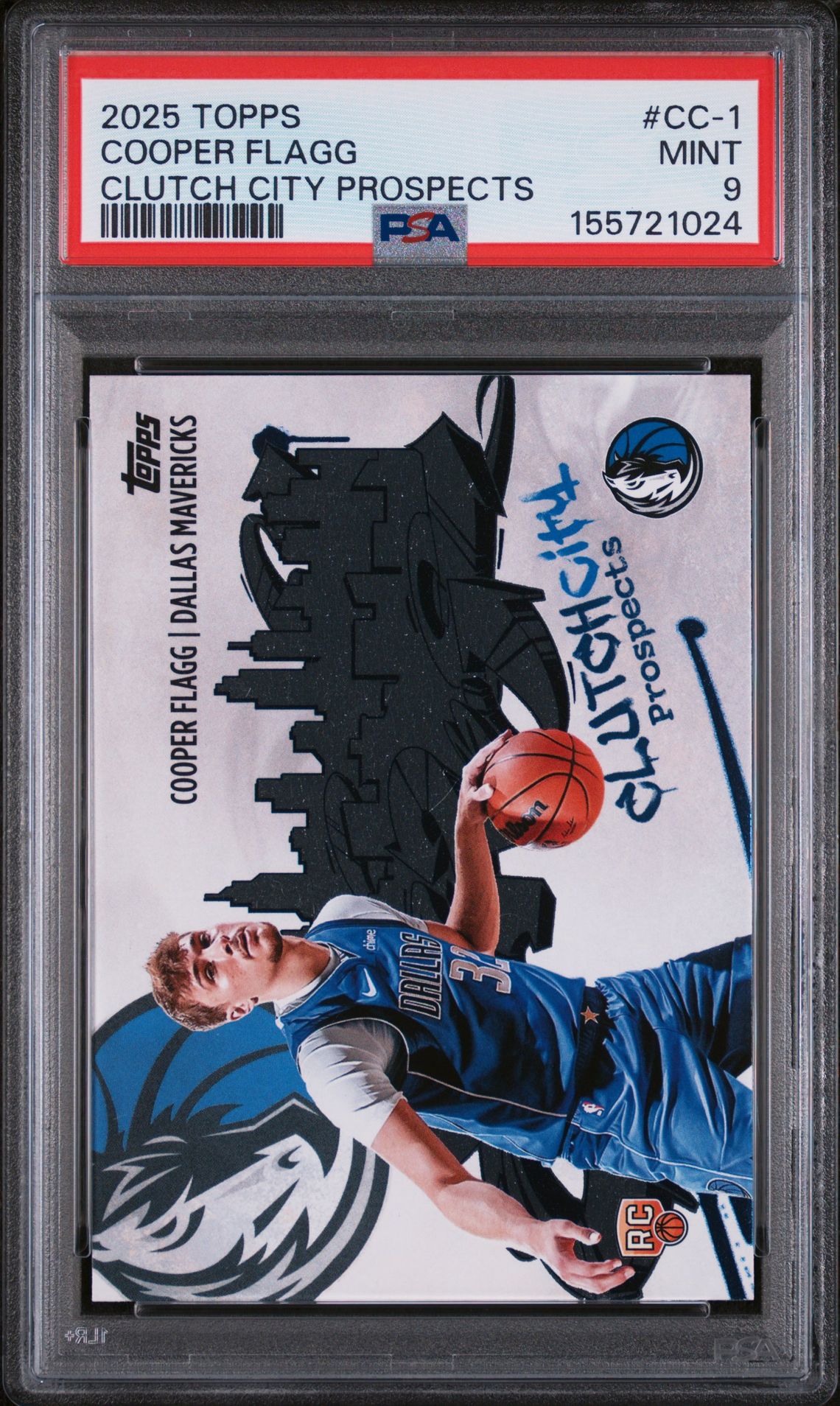 2025 Topps Clutch City Prospects Cooper Flagg #Cc-1 Mint 9 front