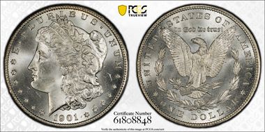 1901-O $1 MS66+