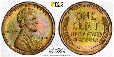 1915 1C PR67+ BN