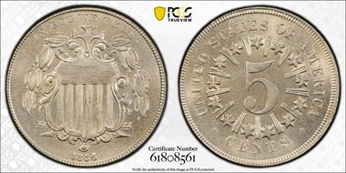 1866 5C MS66