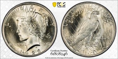 1923 $1 MS65