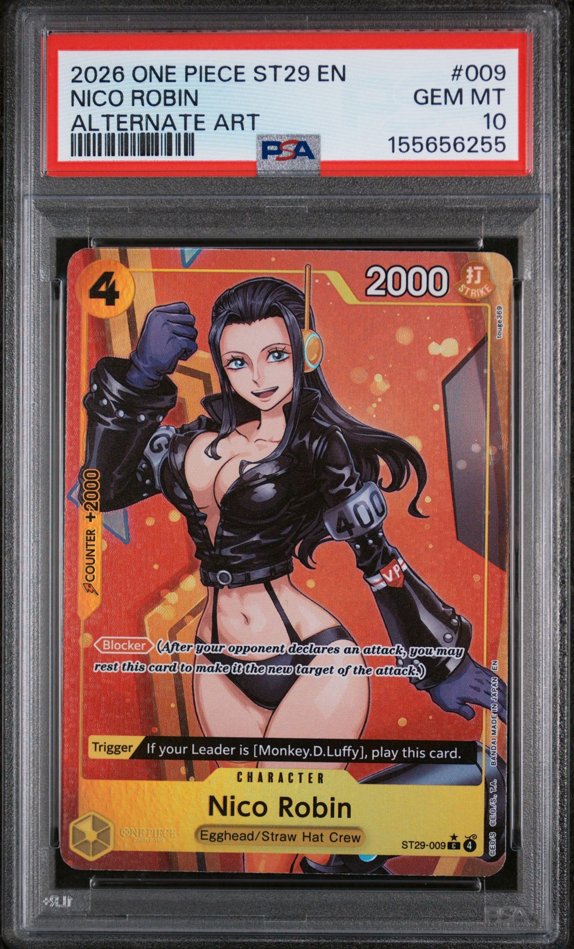 2026 One Piece One Piece Starter Deck St29-Egghead #009 Nico Robin front
