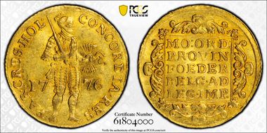 1776 Ducat VS-1232 Au AU58