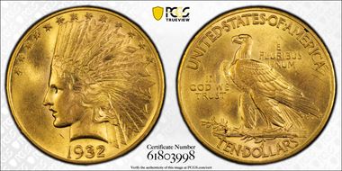 1932 $10 MS63
