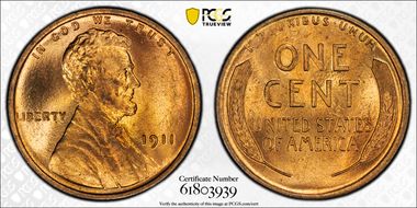 1911 1C MS65RD