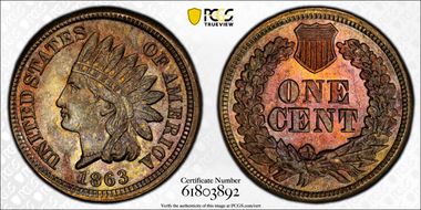 1863 1C MS62
