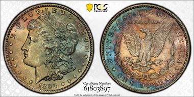1896 $1 MS65