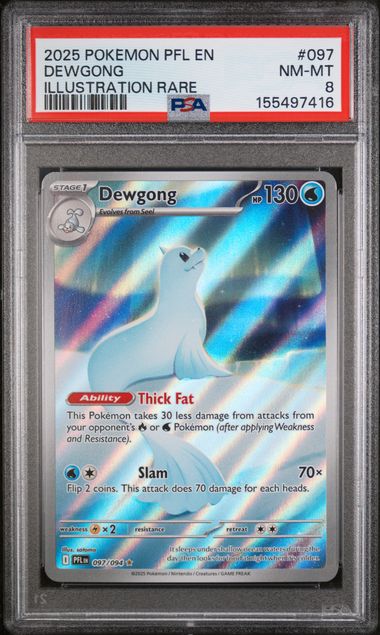 2025 Pokemon Holo #097 Dewgong front