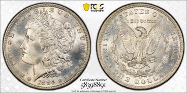 1884-O $1 MS67
