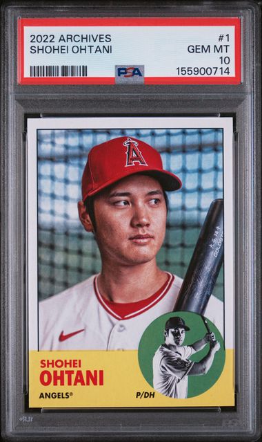 2022 Topps TOPPS ARCHIVES #1 Shohei Ohtani front