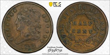 1833 1/2C VF30BN