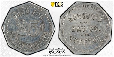 (c.1914-20) Tk 25C Gingras-280b Yorkton, SK Hudson's Bay Company MS61
