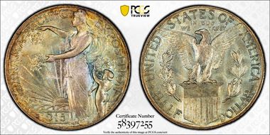 1915-S 50C Panama-Pacific MS67