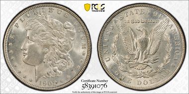 1902 $1 MS66