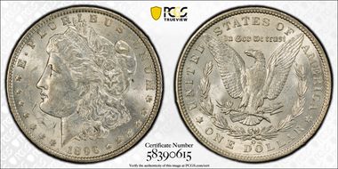1896-O $1 AU58