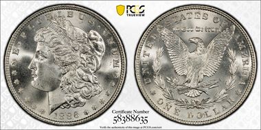 1886 $1 MS67