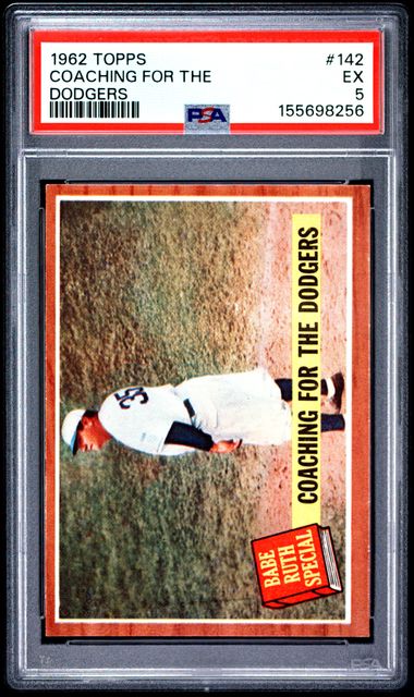 1962 Topps #142 Coaching front