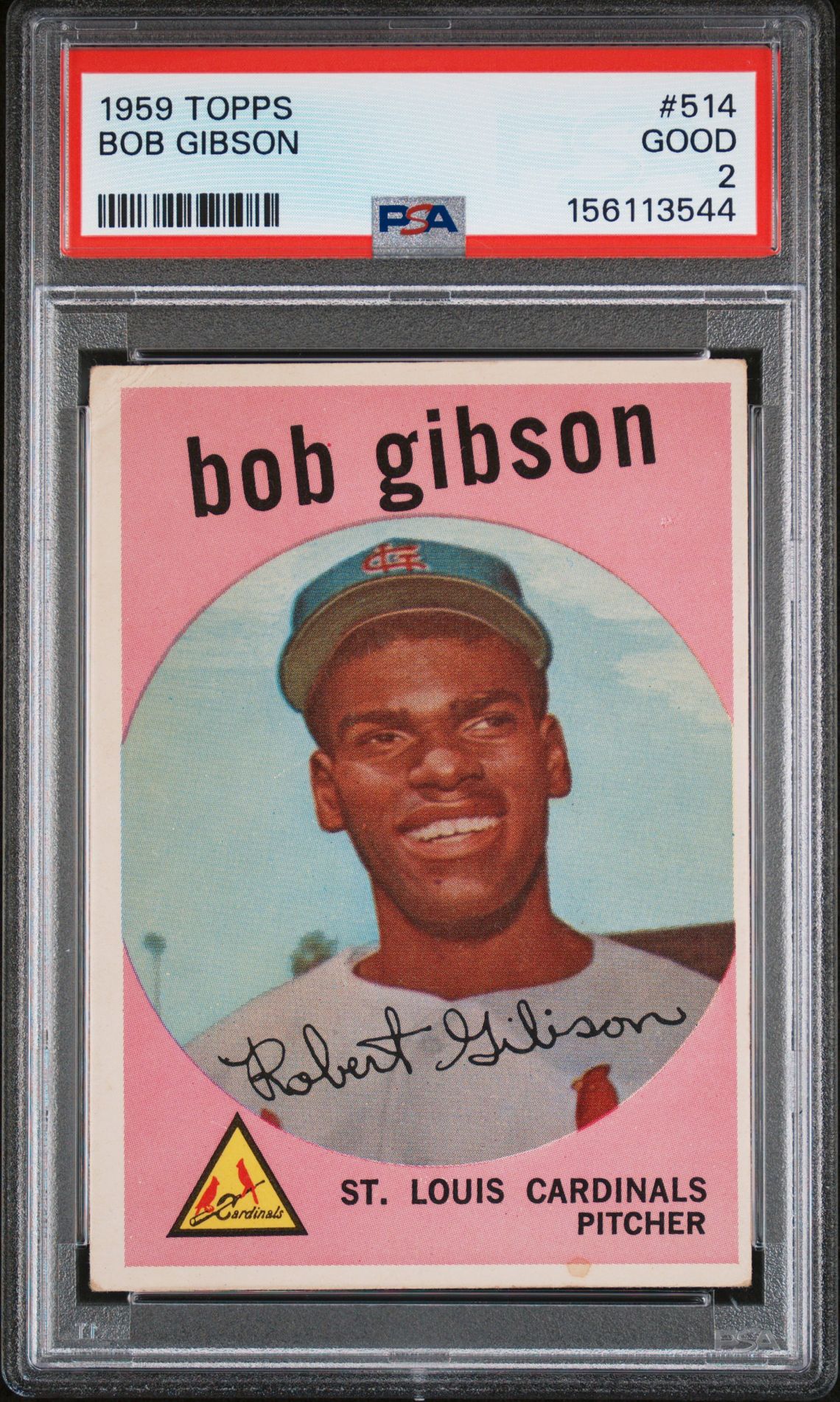 1959 Topps TOPPS #514 Bob Gibson front