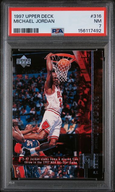 Upper Deck Michael Jordan front