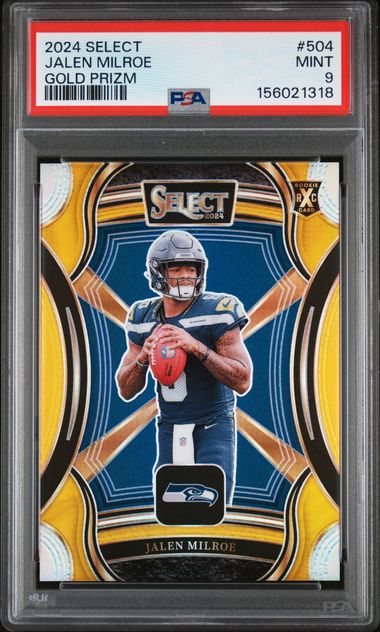 2024 Panini PANINI SELECT Gold #504 Jalen Milroe front
