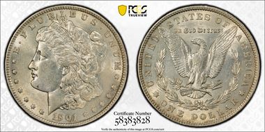 1901 $1 AU55