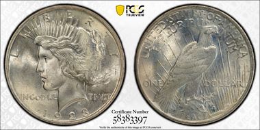 1923 $1 MS65
