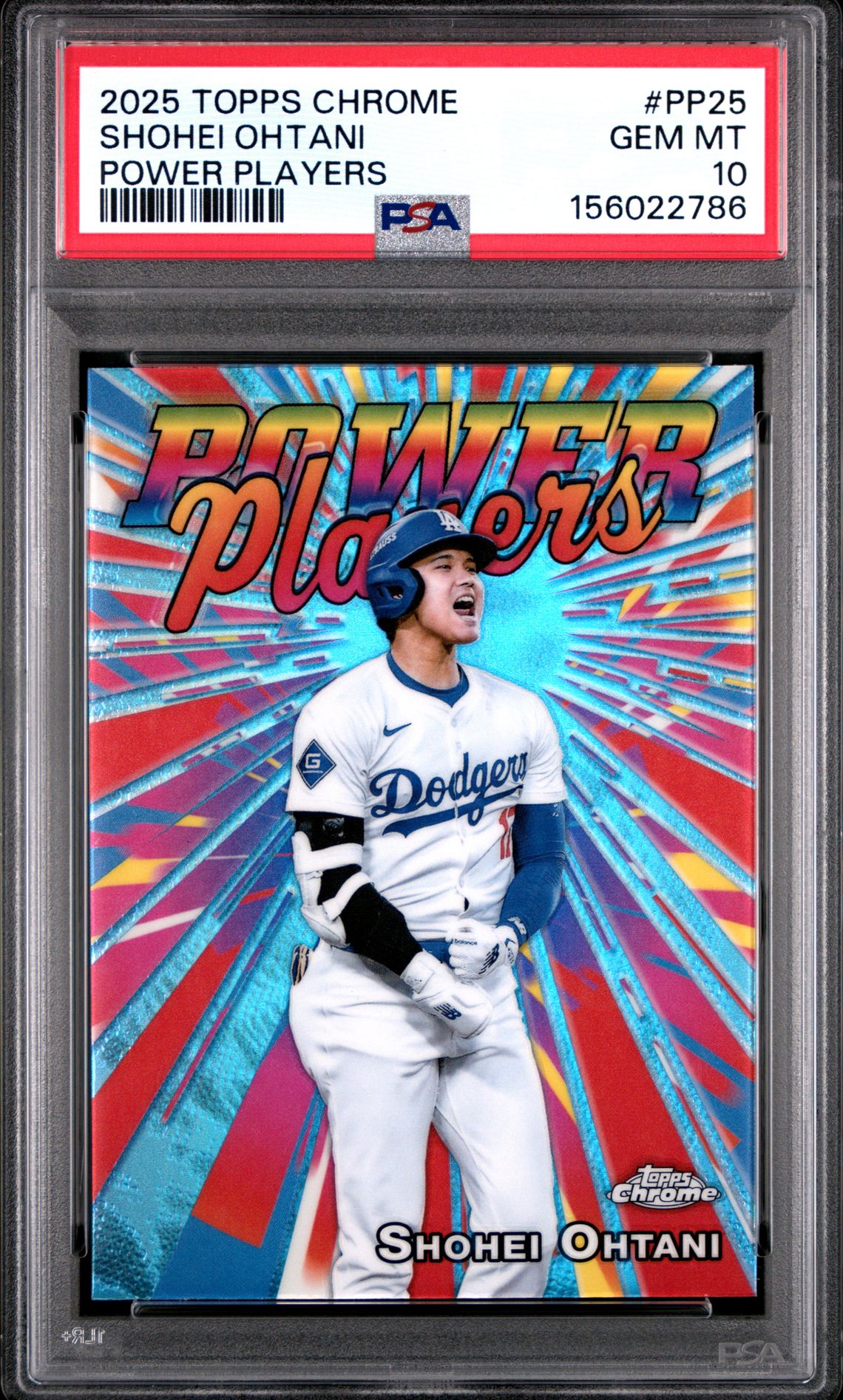 2025 Topps Topps Chrome #PP25 Shohei Ohtani front