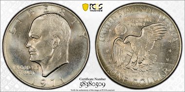 1971 $1 MS66