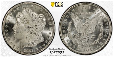 1881-CC $1 MS66