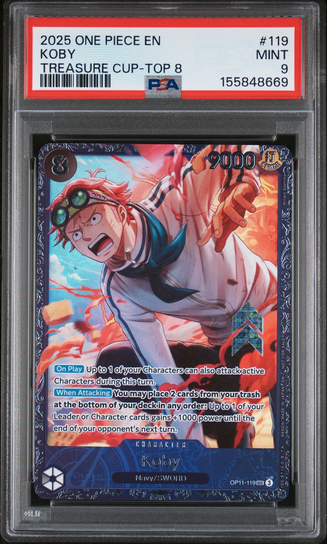 2025 One Piece ONE PIECE PROMOS TREASURE CUP-TOP 8 #119 Koby front