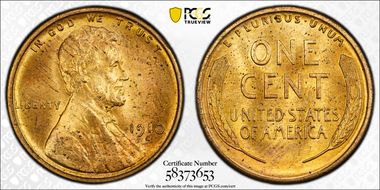 1910-S 1C MS64RB