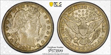 1916-D 25C AU55